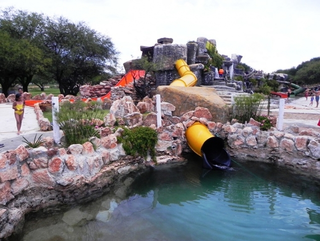 Toboganes en el oasis